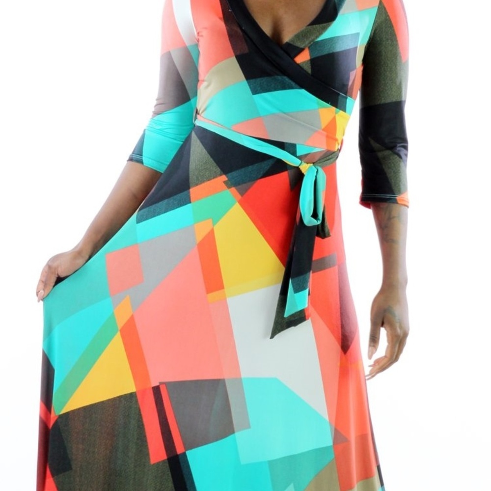Block Print Multi Maxi
